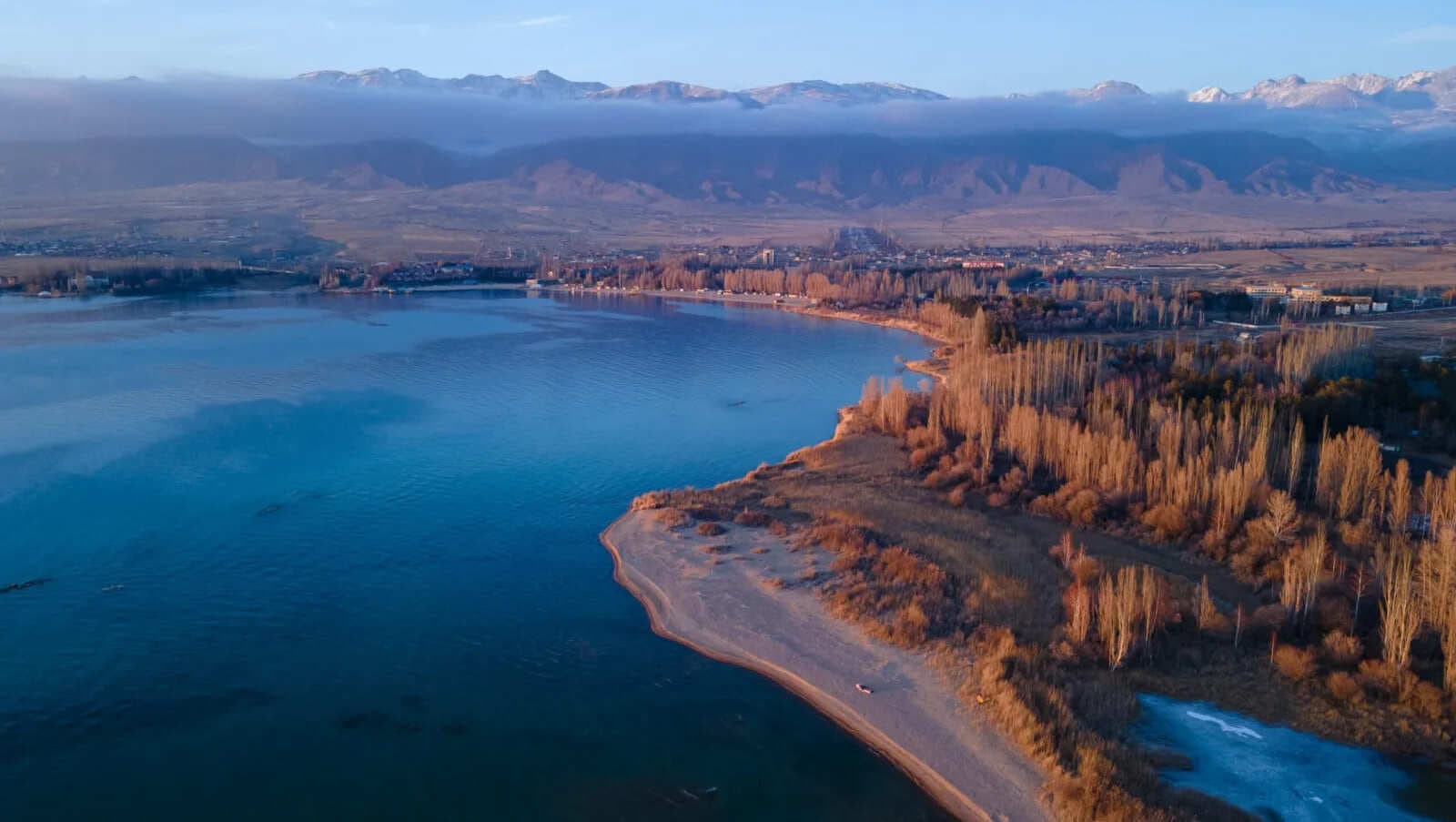 On the shores of Issyk-Kul